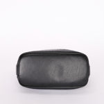 Chanel Logo Eyelets Shopping Tote Black Calfskin SHW