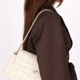 Chanel Travel Line Turnlock Flap Chain Shoulder Bag Nylon 2002 BSHW