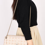 Chanel Travel Line Flap Shoulder Bag Nylon BSHW