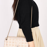 Chanel Travel Line Flap Shoulder Bag Nylon BSHW