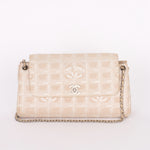 Chanel Travel Line Flap Shoulder Bag Nylon BSHW