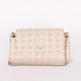 Chanel Travel Line Flap Shoulder Bag Nylon BSHW