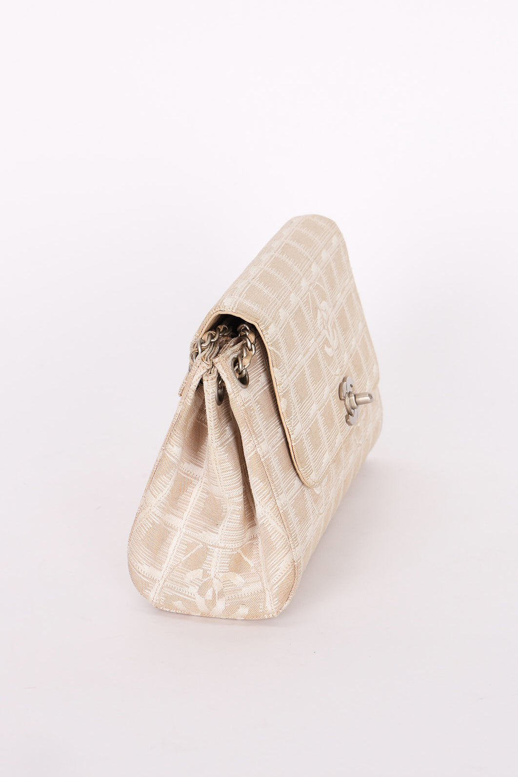 Chanel Travel Line Flap Shoulder Bag Nylon BSHW