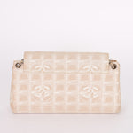 Chanel Travel Line Flap Shoulder Bag Nylon BSHW