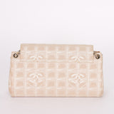 Chanel Travel Line Flap Shoulder Bag Nylon BSHW