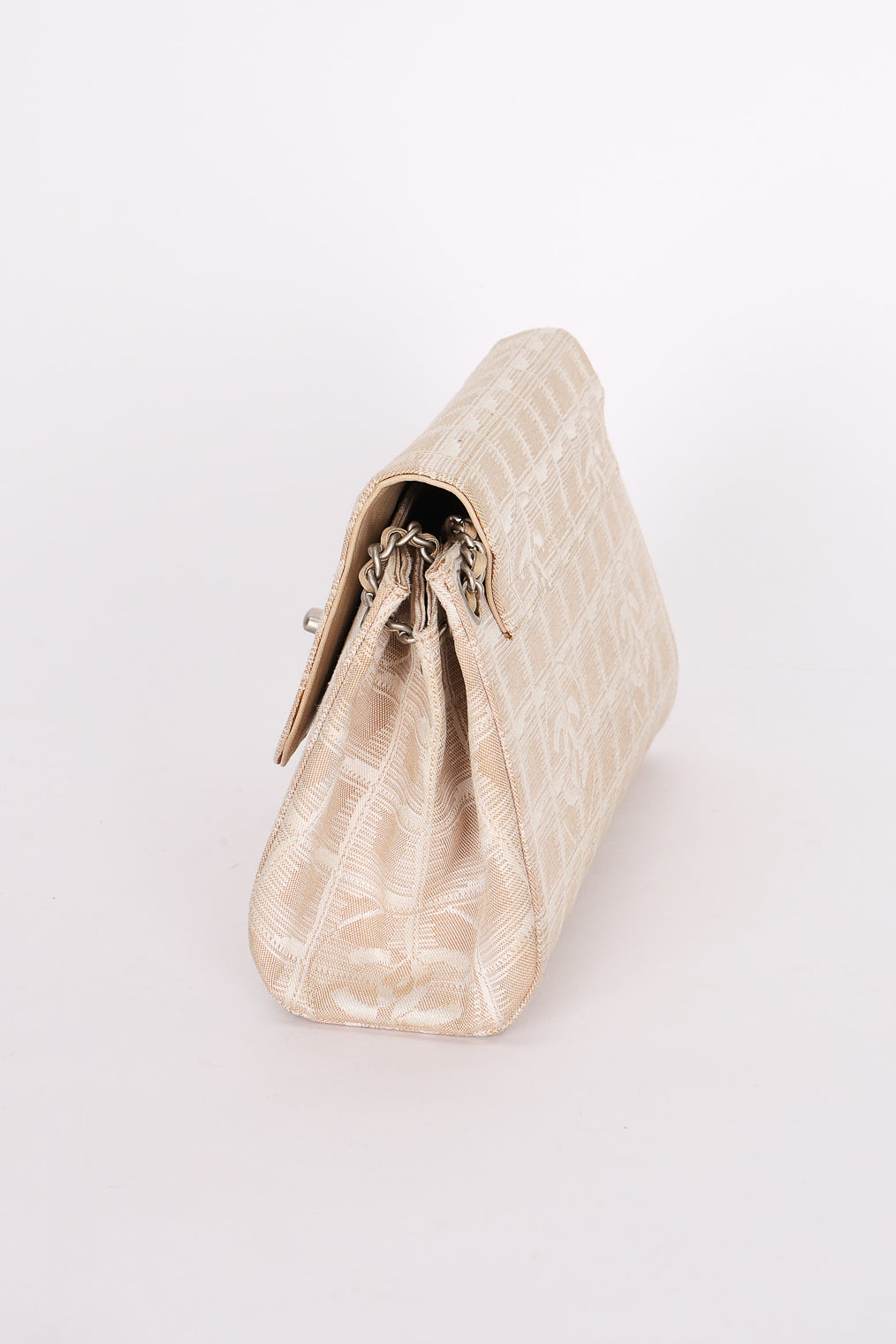 Chanel Travel Line Flap Shoulder Bag Nylon BSHW
