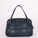 Chanel Relax CC Camera Shoulder Bag Navy Iridescent Calfskin 2012 SHW