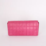 Chanel East West Chocolate Bar Flap Pink Lambskin BSHW