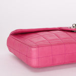 Chanel East West Chocolate Bar Flap Pink Lambskin BSHW