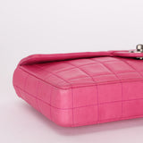 Chanel East West Chocolate Bar Flap Pink Lambskin BSHW