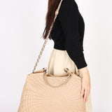 Chanel Spiral Sea Hit Tote Beige Iridescent (leather) SHW