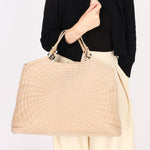 Chanel Spiral Sea Hit Tote Beige Iridescent (leather) SHW