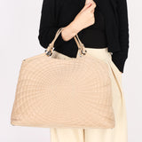 Chanel Spiral Sea Hit Tote Beige Iridescent (leather) SHW