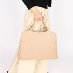 Chanel Spiral Sea Hit Tote Beige Iridescent (leather) SHW
