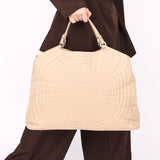 Chanel Spiral Sea Hit Tote Beige Iridescent Calfskin 2012 SHW