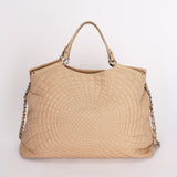 Chanel Spiral Sea Hit Tote Beige Iridescent (leather) SHW