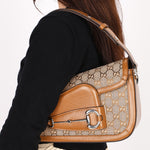 Gucci Horsebit 1955 Small Asymmetric Shoulder Bag