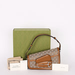 Gucci Horsebit 1955 Small Asymmetric Shoulder Bag