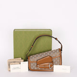 Gucci Horsebit 1955 Small Asymmetric Shoulder Bag