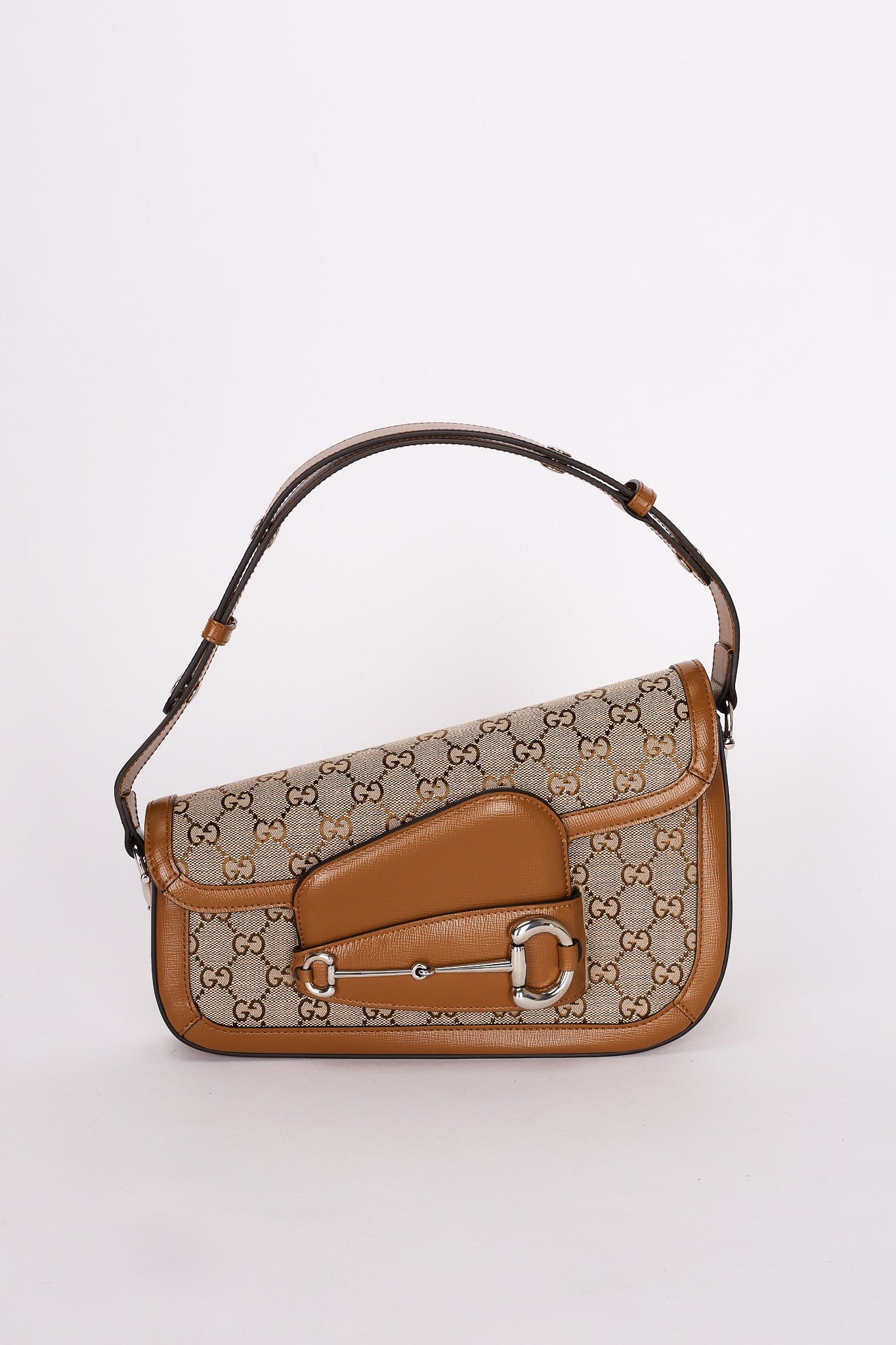 Gucci Horsebit 1955 Small Asymmetric Shoulder Bag