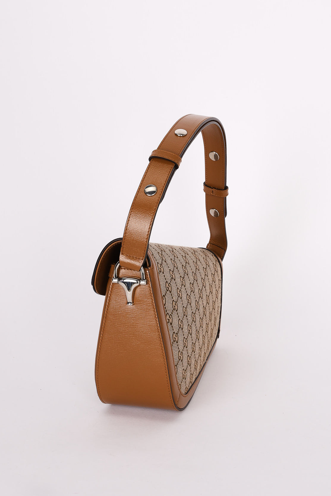 Gucci Horsebit 1955 Small Asymmetric Shoulder Bag