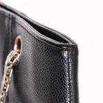 Chanel Bijoux Chain Shopping Tote Black Caviar SHW