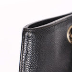 Chanel Bijoux Chain Shopping Tote Black Caviar SHW