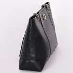 Chanel Bijoux Chain Shopping Tote Black Caviar SHW