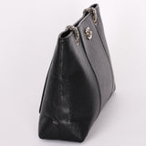Chanel Bijoux Chain Shopping Tote Black Caviar SHW