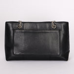 Chanel Bijoux Chain Shopping Tote Black Caviar SHW