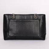 Chanel Bijoux Chain Shopping Tote Black Caviar SHW