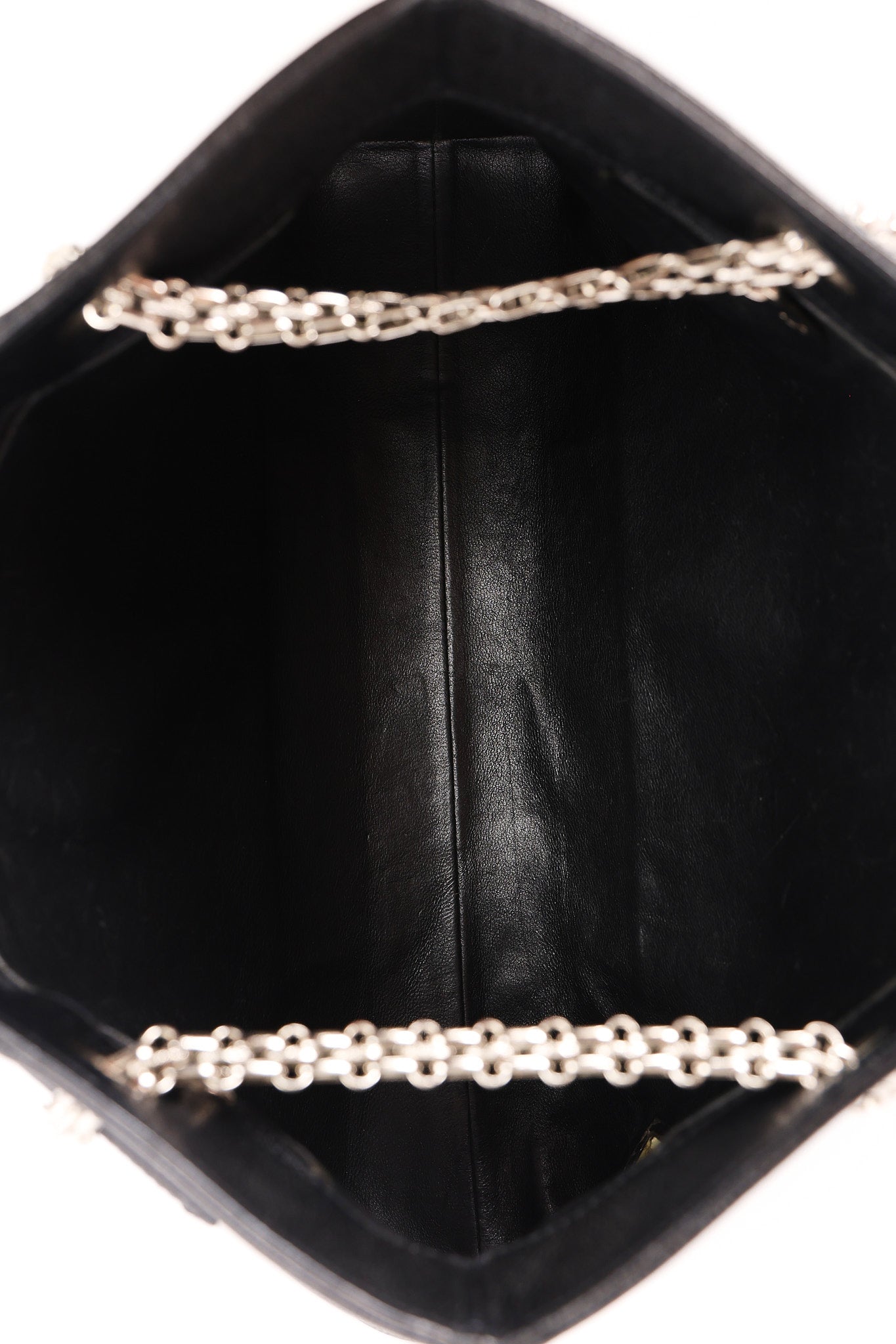 Chanel Bijoux Chain Shopping Tote Black Caviar SHW