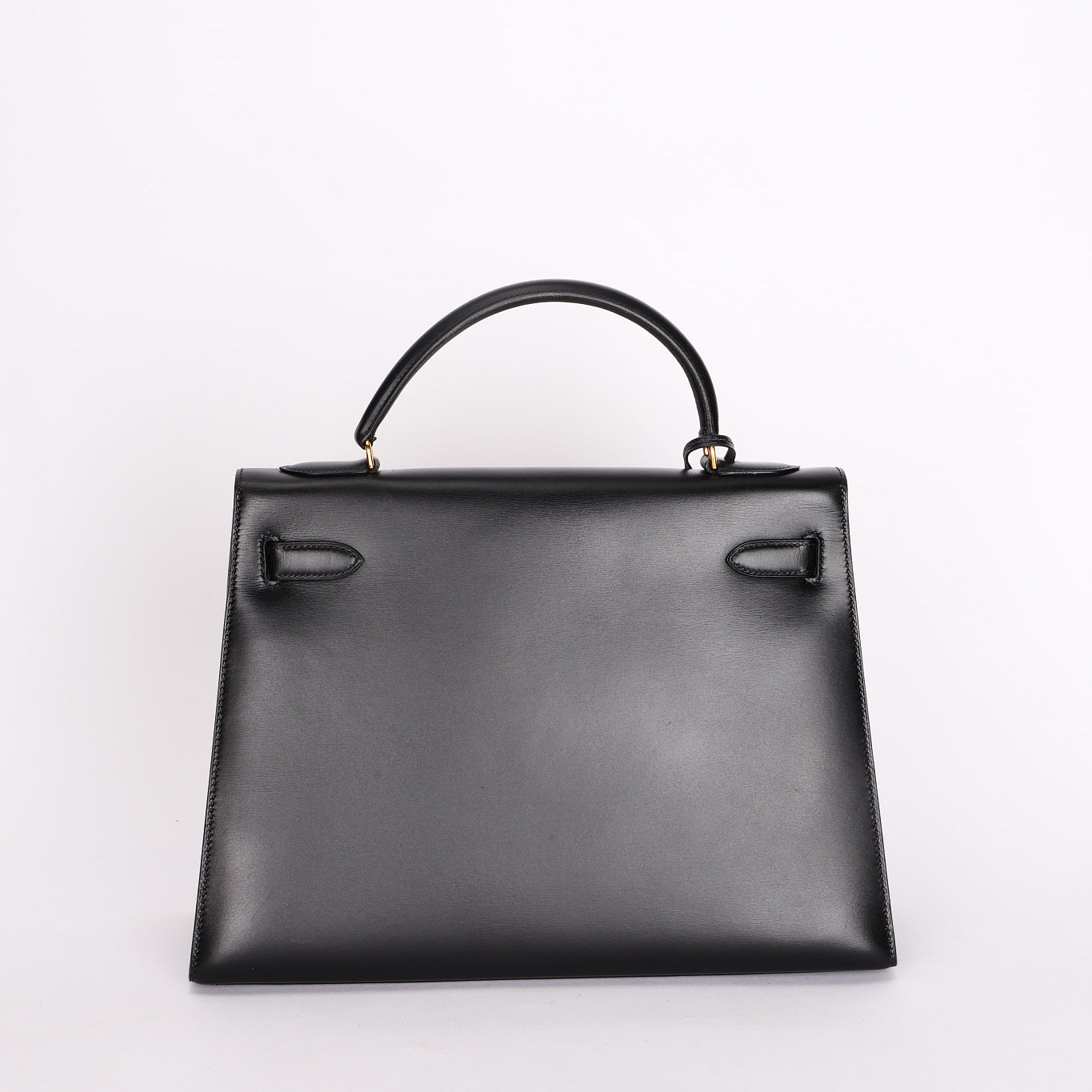 Hermès Kelly 32 Noir Box GHW