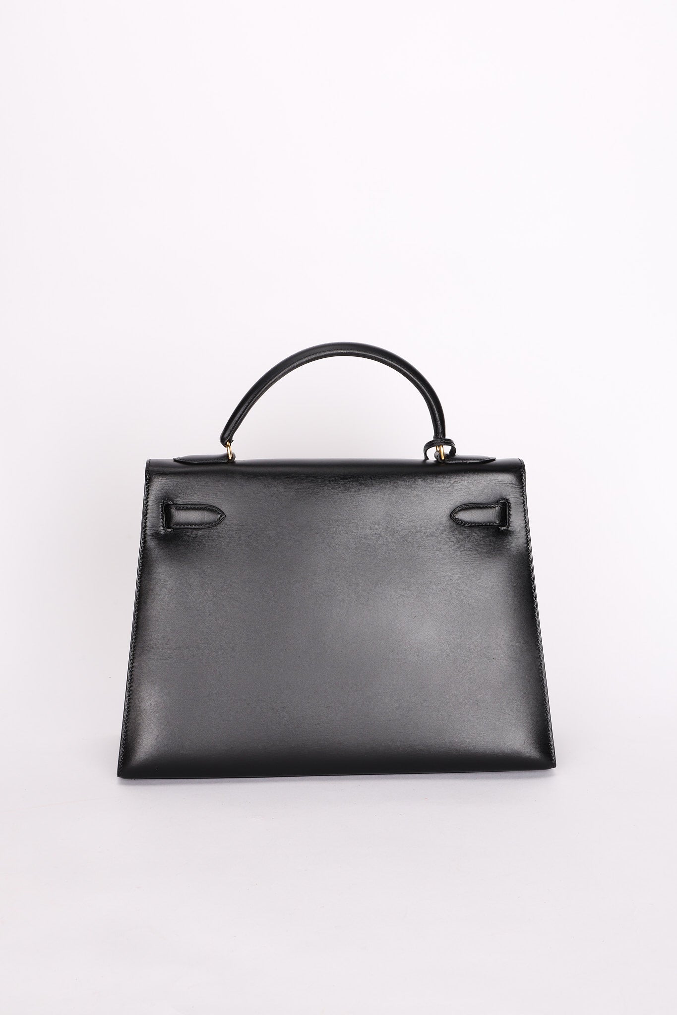 Hermès Kelly 32 Noir Box GHW