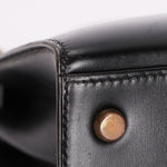 Hermès Kelly 32 Noir Box GHW