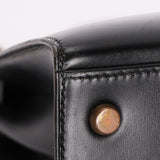 Hermès Kelly 32 Noir Box GHW