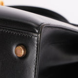 Hermès Kelly 32 Noir Box GHW