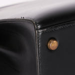 Hermès Kelly 32 Noir Box GHW