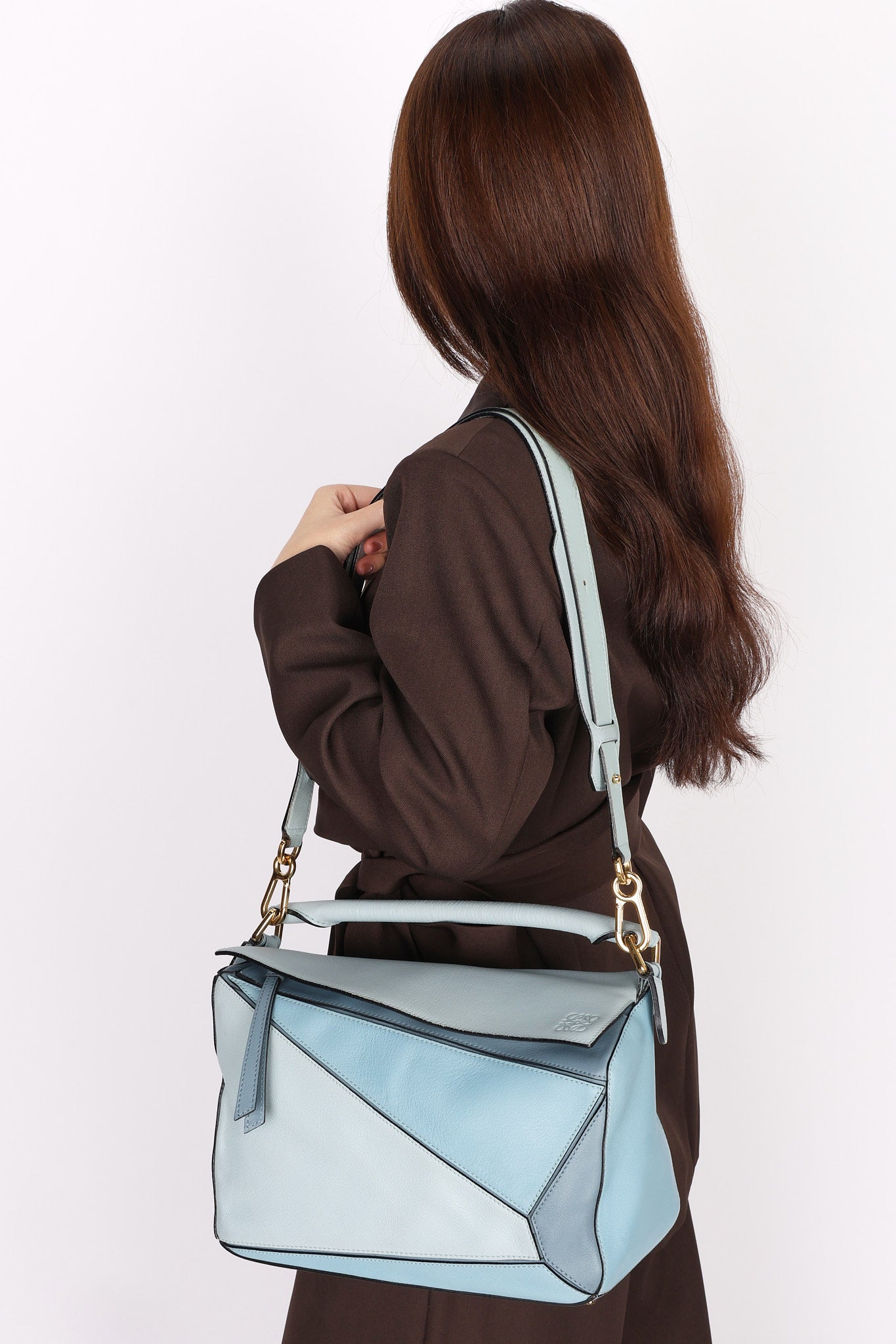 Loewe Medium Tricolor Puzzle Bag