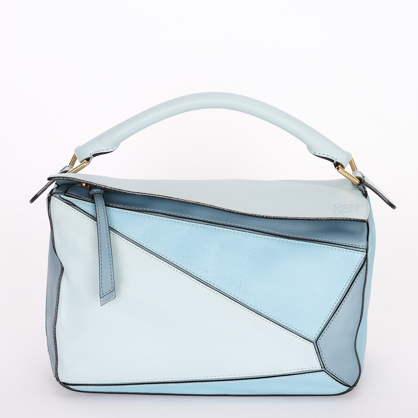 Loewe Medium Tricolor Puzzle Bag Blue