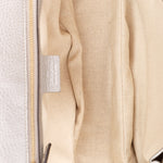 Gucci Bamboo Top Handle Bag Silver Metallic