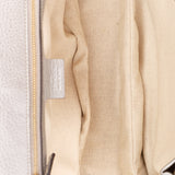 Gucci Bamboo Top Handle Bag Silver Metallic