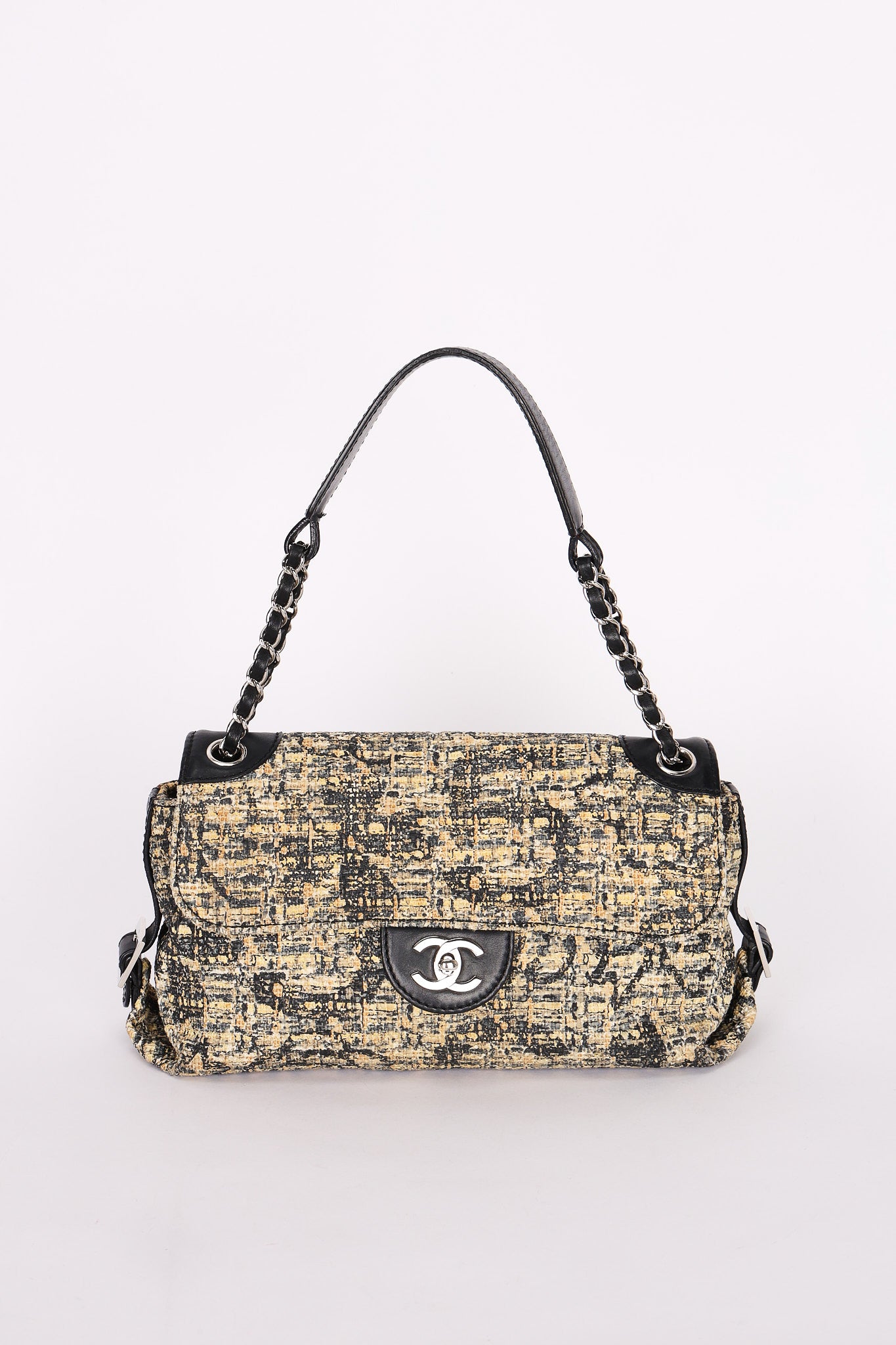Chanel Tweed Icons Chain Shoulder Bag SHW
