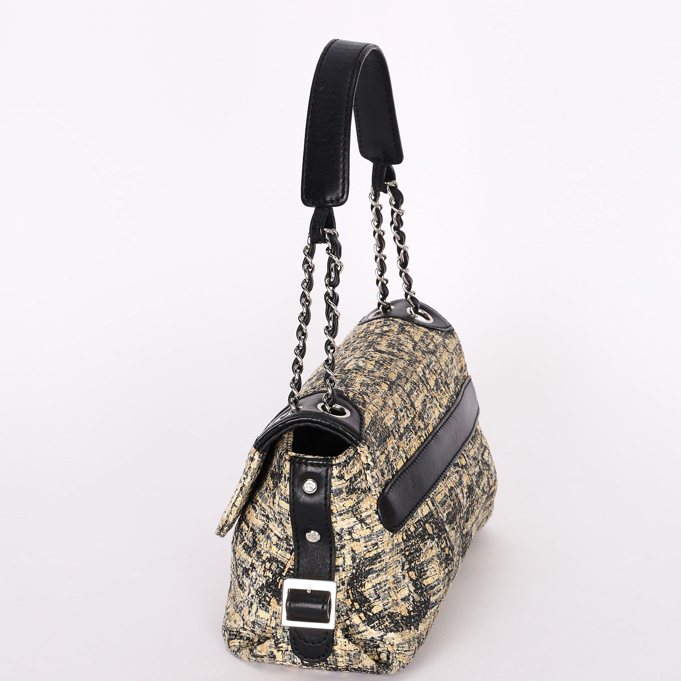 Chanel Tweed Icons Chain Shoulder Bag SHW