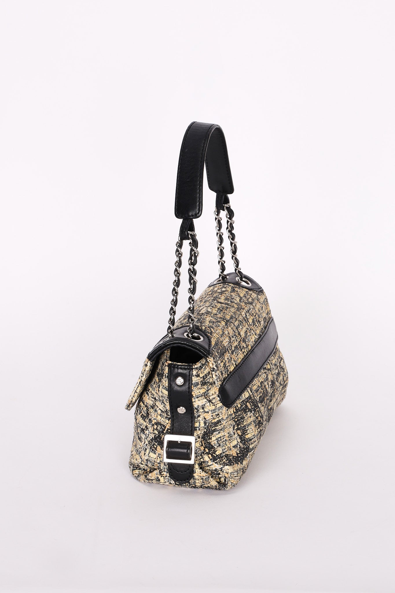 Chanel Tweed Icons Chain Shoulder Bag SHW