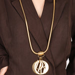 Dior Oversized Rope Chain Dior Logo Letter Necklace
