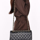 Chanel Maxi Classic Double Flap Black Caviar GHW