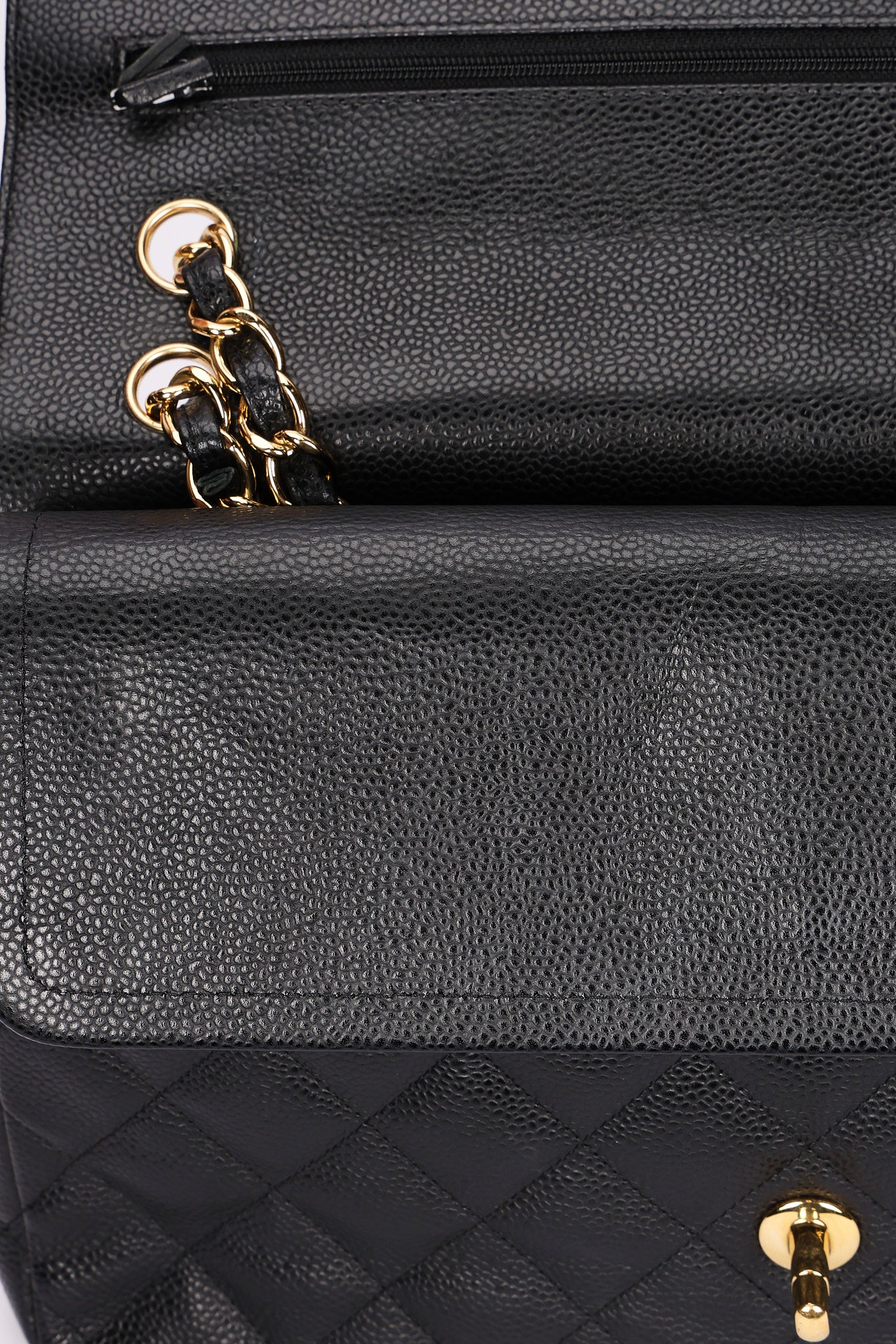Chanel Maxi Classic Double Flap Black Caviar GHW