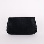 Gucci Blondie Clutch Navy Suede