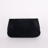 Gucci Blondie Clutch Navy Suede